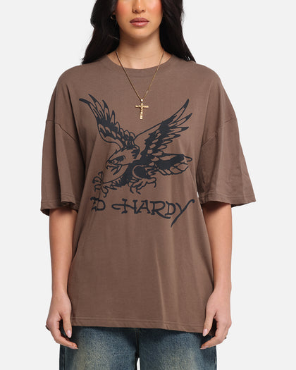 Ed Hardy Eagle T-Shirt Brown