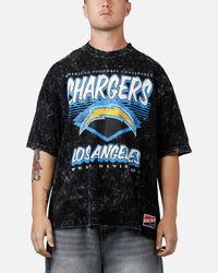 New Era Los Angeles Chargers Boxy Essentials T-Shirt Washed Black