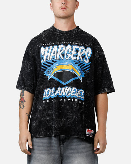 New Era Los Angeles Chargers Boxy Essentials T-Shirt Washed Black