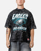 New Era Philadelphia Eagles Boxy Essentials T-Shirt Washed Black