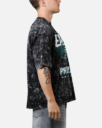 New Era Philadelphia Eagles Boxy Essentials T-Shirt Washed Black