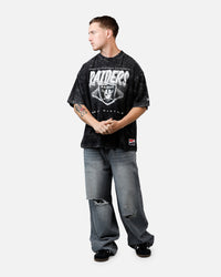New Era Las Vegas Raiders Boxy Essentials T-Shirt Washed Black