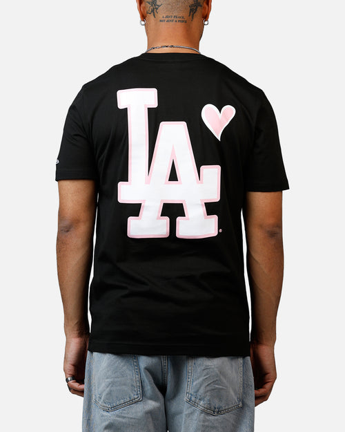 New Era Los Angeles Dodgers Heart T-Shirt Black