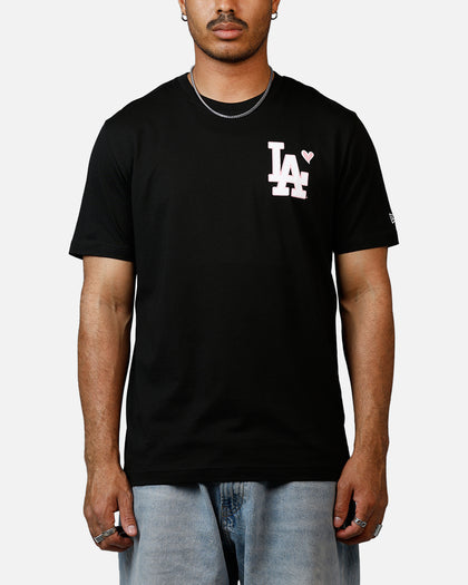 New Era Los Angeles Dodgers Heart T-Shirt Black