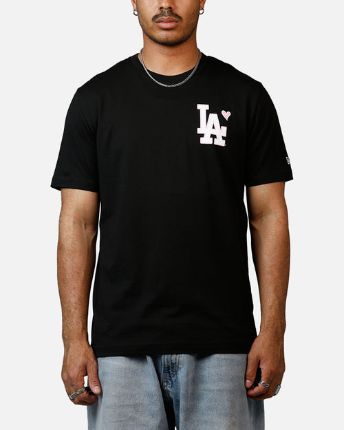 New Era Los Angeles Dodgers Heart T-Shirt Black