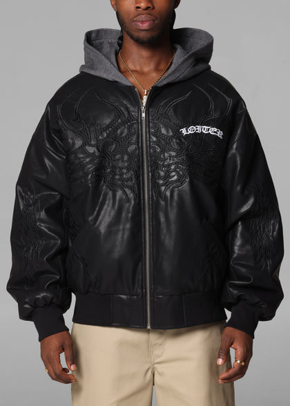 Loiter Star Wars Sith Bomber Jacket Washed Black