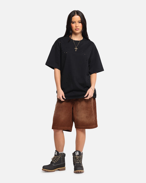 XXIII Distressed T-Shirt Black