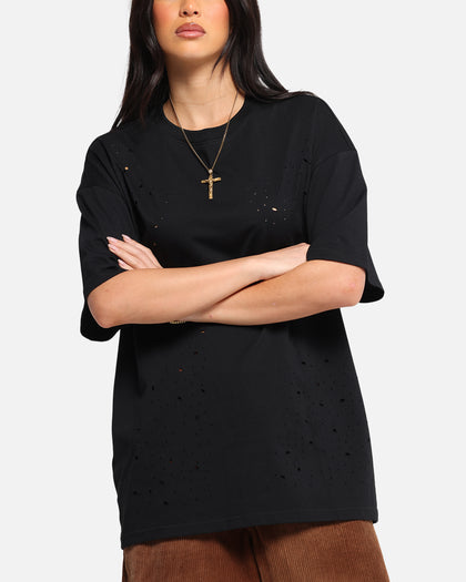XXIII Distressed T-Shirt Black