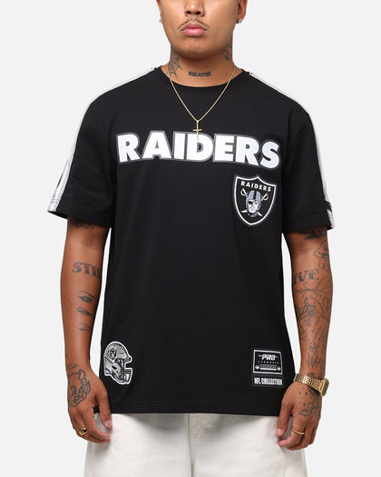 Pro Standard Las Vegas Raiders Classic Mesh Striped T-Shirt Black/Grey