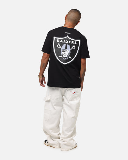 Pro Standard Las Vegas Raiders Classic Mesh Striped T-Shirt Black/Grey