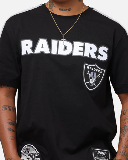 Pro Standard Las Vegas Raiders Classic Mesh Striped T-Shirt Black/Grey