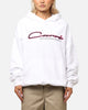 Carre Race Script Hoodie White