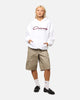 Carre Race Script Hoodie White