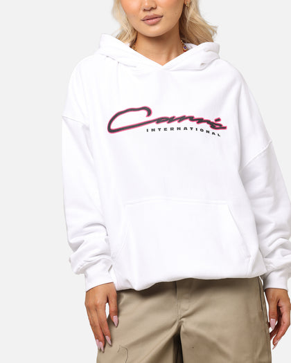 Carre Race Script Hoodie White