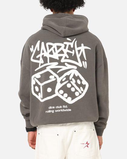 Carre Rolling Worldwide Hoodie Washed Charcoal