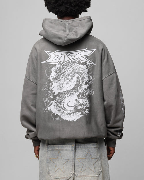 Loiter Draco Born Hoodie Washed Charcoal