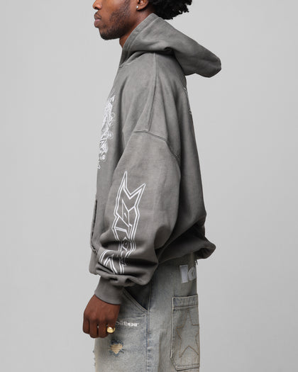 Loiter Draco Born Hoodie Washed Charcoal