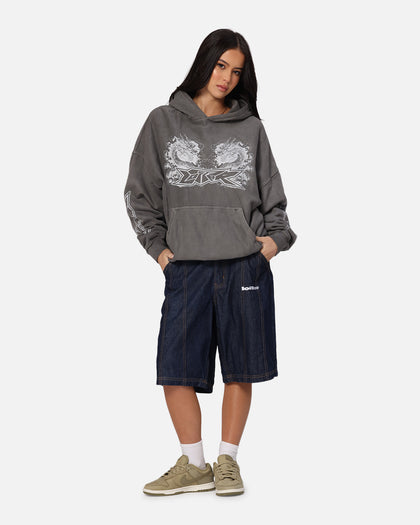 Loiter Draco Born Hoodie Washed Charcoal