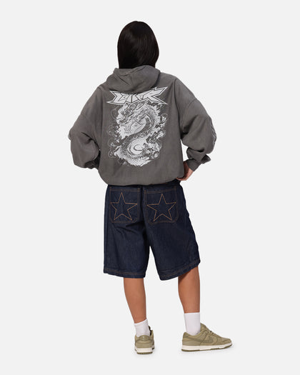 Loiter Draco Born Hoodie Washed Charcoal