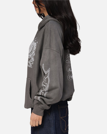 Loiter Draco Born Hoodie Washed Charcoal