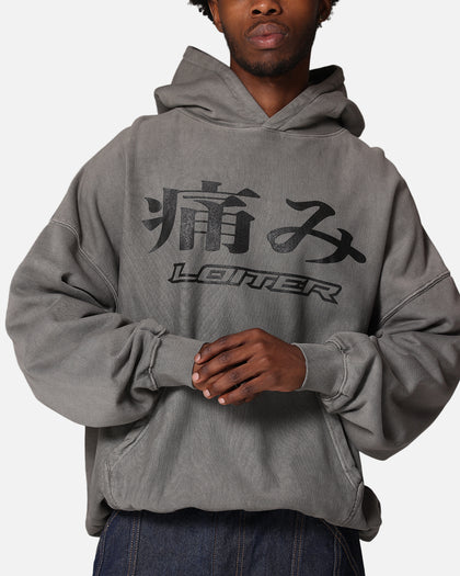 Loiter Ultimate Pain Hoodie Washed Charcoal