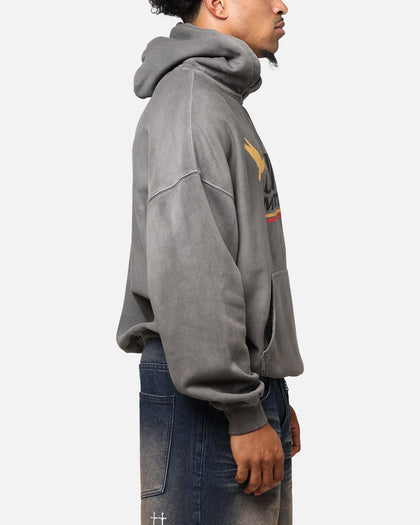 Saint Morta Adrenaline Boxy Hoodie Washed Charcoal