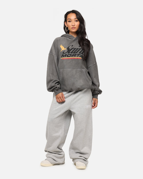 Saint Morta Adrenaline Boxy Hoodie Washed Charcoal