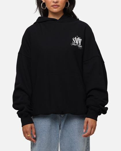 Saint Morta Doves Boxy Hoodie Black