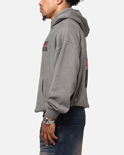 Saint Morta Forever Boxy Hoodie Washed Charcoal