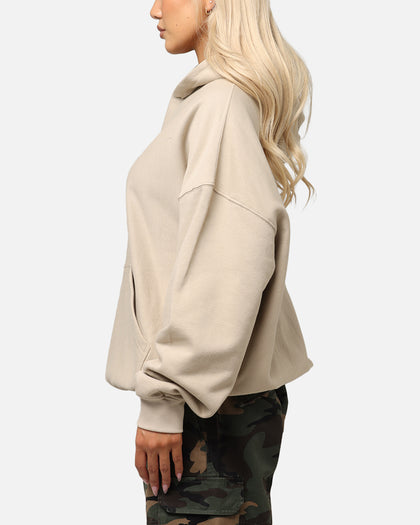 The Anti Order Dimension Boxy Hoodie Stone