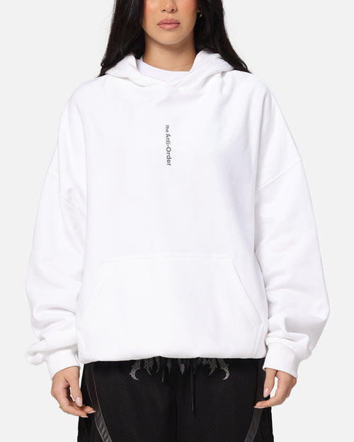 The Anti Order Process Boxy Hoodie White