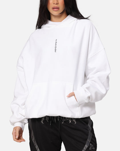 The Anti Order Process Boxy Hoodie White