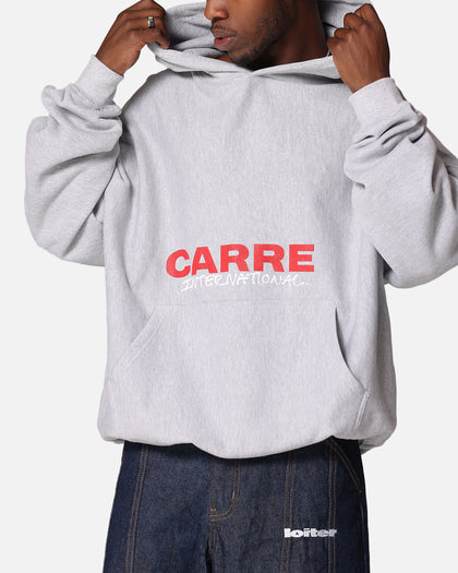 Carre Handdrawn Hoodie Light Marle