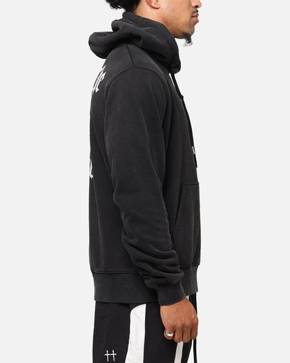 Saint Morta Fallen Rising Boxy Hoodie Vintage Black