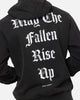 Saint Morta Fallen Rising Boxy Hoodie Vintage Black