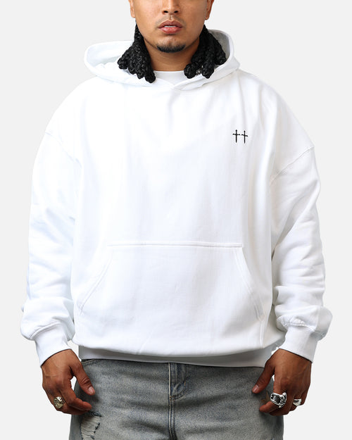 Saint Morta Maiden Boxy Hoodie White