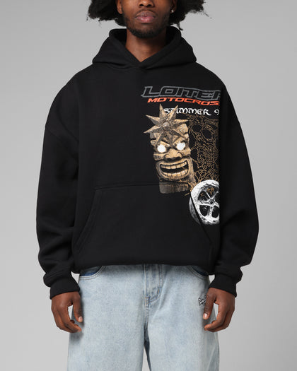 Loiter Summer Motocross Hoodie Black