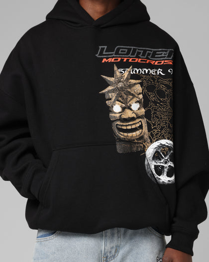 Loiter Summer Motocross Hoodie Black