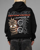 Loiter Summer Motocross Hoodie Black