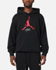 Jordan Essentials Loopback Fleece Pullover Hoodie Black/Red