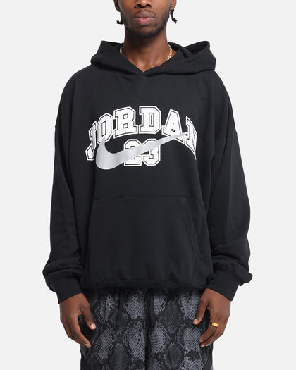 Jordan Jumpman MVP Oversized French Terry Pullover Hoodie Black/Grey