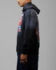 Loiter Speed Vintage Zip Up Hoodie Washed Black