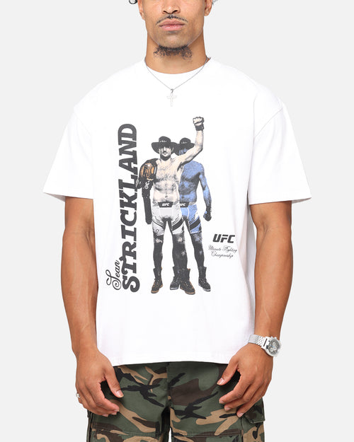 UFC By Culture Kings Sean Strickland Heavy T-Shirt White