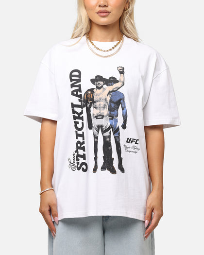 UFC By Culture Kings Sean Strickland Heavy T-Shirt White