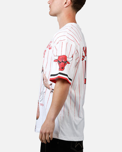 Mitchell & Ness Chicago Bulls Dennis Rodman Playmaker T-Shirt White