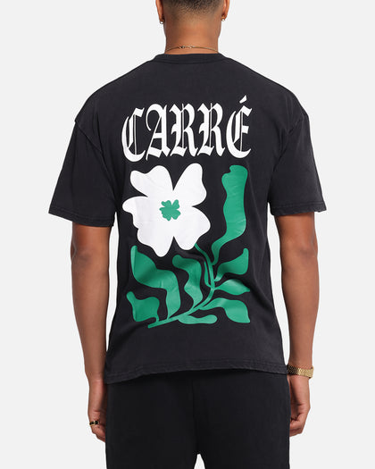Carre Eternal Garden T-Shirt Black Acidwash