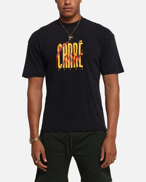 Carre Golden Scale T-Shirt Black Acidwash