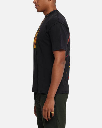 Carre Golden Scale T-Shirt Black Acidwash