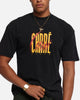 Carre Golden Scale T-Shirt Black Acidwash