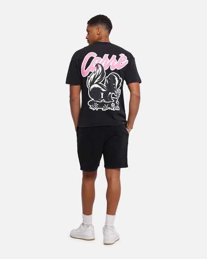 Carre Pepe T-Shirt Black Acidwash
